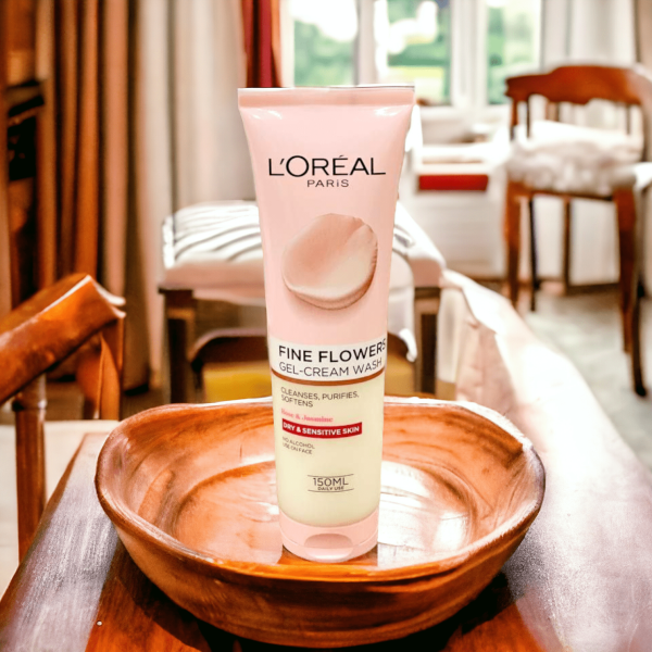 ژل کرم شستشوی صورت FINE FLOWERS لورآل LOREAL - Image 6